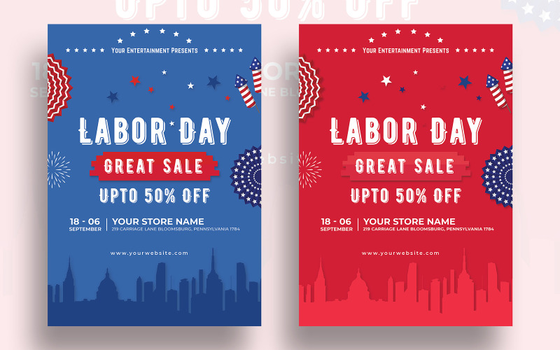 Download Фирменный стиль "Greas - Labor Day Sale Flyer Design - Corporate Identity Template" / Greas - Labor Day Sale Flyer Design - Corporate Identity Template - Фирменный стиль на тему графика flyer,a4,laborday,federalday,uslaborday,annualholiday,unitedstates,weekend,brochure,poster,banner,mockup,canada,sale,festival