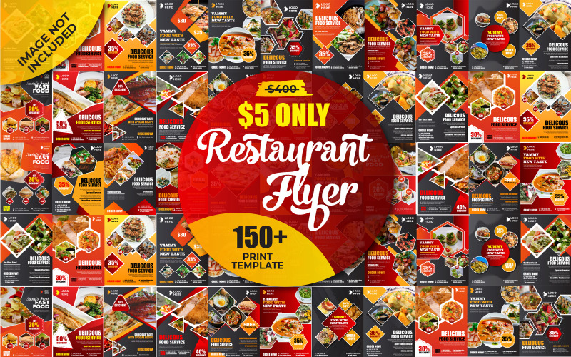 Download Фирменный стиль "Restaurant Flyer   Collection - Corporate Identity Template" / Restaurant Flyer   Collection - Corporate Identity Template - Фирменный стиль на тему графика modern,creative,advertisement,leaflet,menu,design,healthy,poster,template,food,abstract,delivery,marketing,restaurant,flyer
