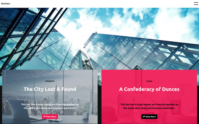 Geschäftsvorlage - Bootstrap | Laravel Framework Website-Vorlage