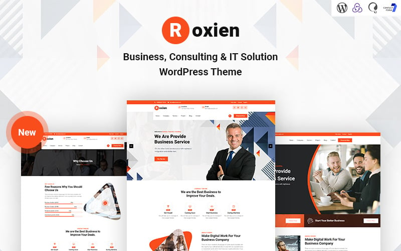 Roxien - WordPress-Thema für Geschäfts-, Beratungs- und IT-Lösungen