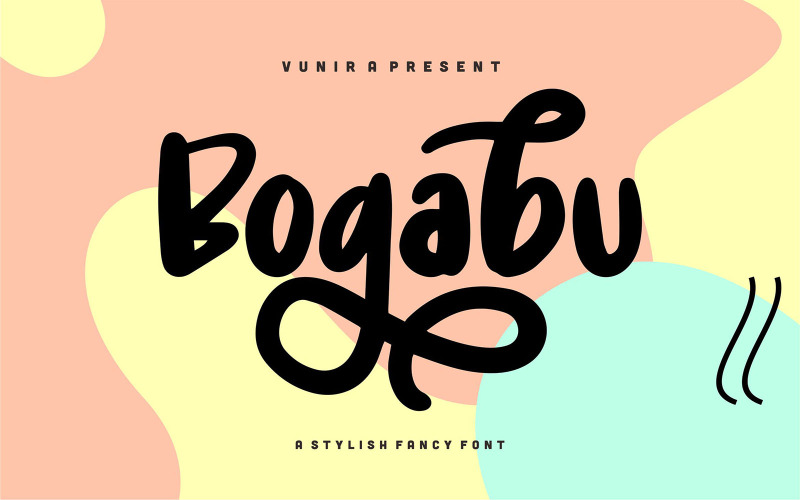 Bogabu | Ett snyggt teckensnitt