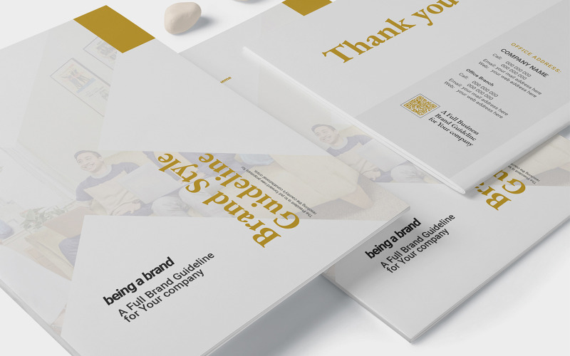 Download Фирменный стиль "Brand Guideline - Corporate Identity Template" / Brand Guideline - Corporate Identity Template - Фирменный стиль на тему графика brand style guideline template,graphic template,black brand guideline,brand guideline,brand identity,brand manual,branding guidelines,branding guideline brochure,corporate guideline,manual,br