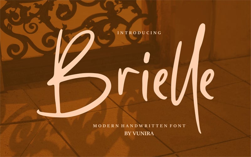 Brielle | Moderní ručně psané písmo