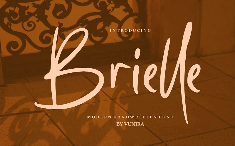 Brielle | Modernt handskrivet teckensnitt
