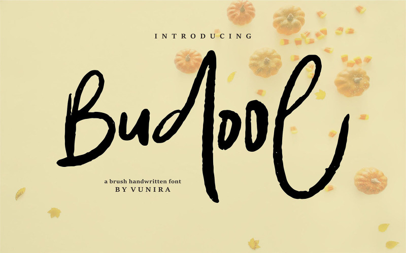 Budool | Odręczna Czcionka Pędzla