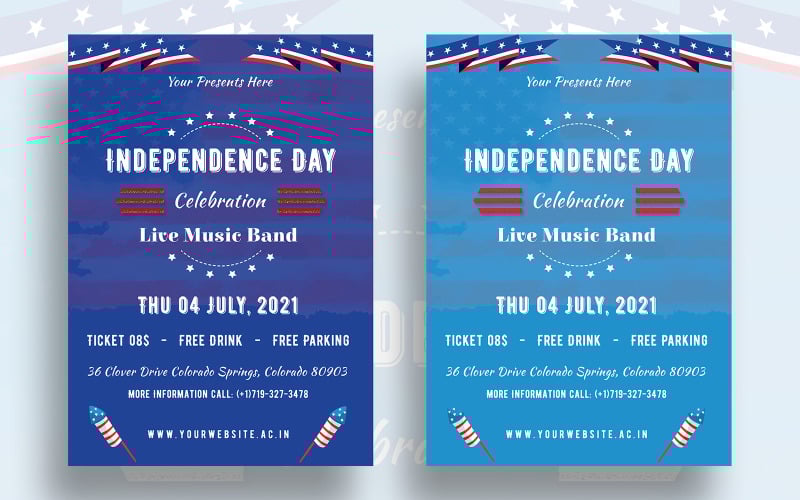 Download Фирменный стиль "Fores - Independence Day Flyer Design - Corporate Identity Template" / Fores - Independence Day Flyer Design - Corporate Identity Template - Фирменный стиль на тему графика independence,day,flyer,celebration,party,july,event,america,poster,print,flag,stars,template,festival,4th