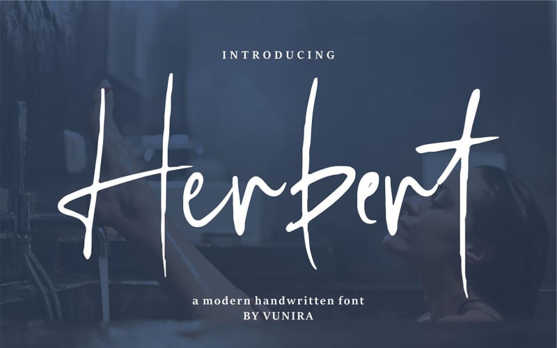 Download Шрифт "Herbert | A Modern Handwritten Font" / Herbert | A Modern Handwritten Font - Шрифт на тему графика typography,font,text,type,vector,design,abc,calligraphy,style,handlettering,script,alphabet,lettering,symbol,typeface,sign,letter,vintage,set,typeset