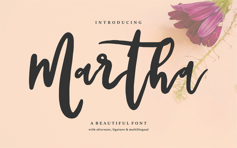 Martha | Piękna czcionka