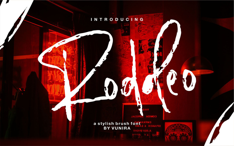 Roddeo | Una fuente de pincel con estilo