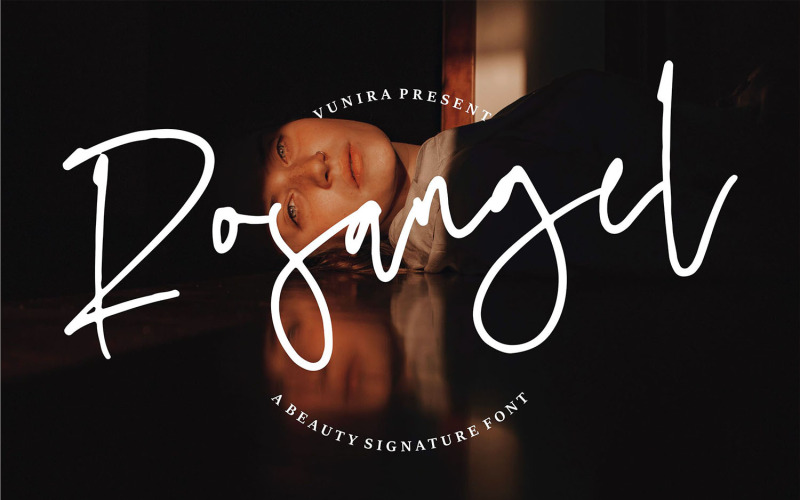Rosangel | Een kenmerkend lettertype voor schoonheid