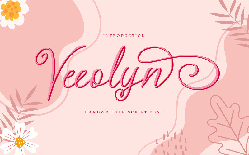 Download Шрифт "Veeolyn | Handwritten Cursive Font" / Veeolyn | Handwritten Cursive Font - Шрифт на тему графика typography,font,text,type,vector,design,abc,calligraphy,style,handlettering,script,alphabet,lettering,symbol,typeface,sign,letter,vintage,set,typeset