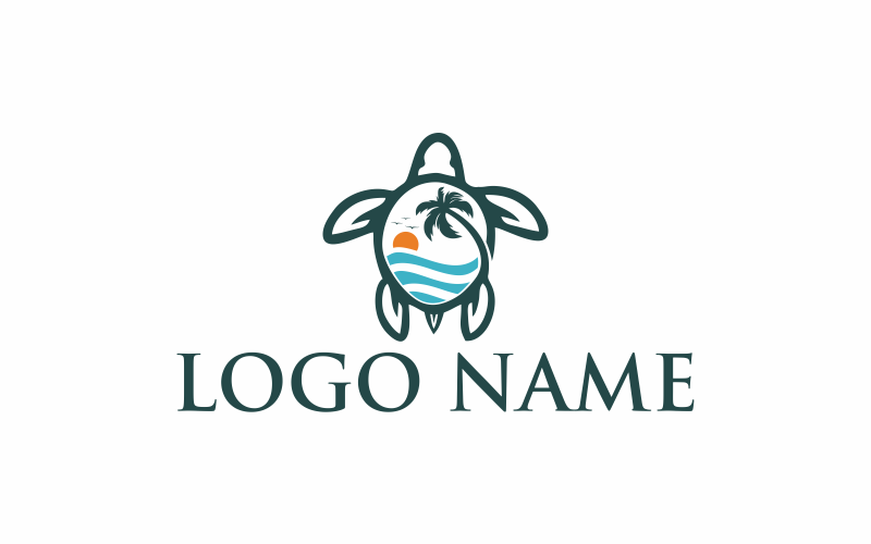 Download Шаблон логотипа "Beach Turtle Logo Template" / Beach Turtle Logo Template - Шаблон логотипа на тему графика nature,turtle,beach,ocean,animal,tropical,water,wildlife,baby,green,little,conservation,island,blue,ecology,travel,hawaii,coast,aquatic,latin america