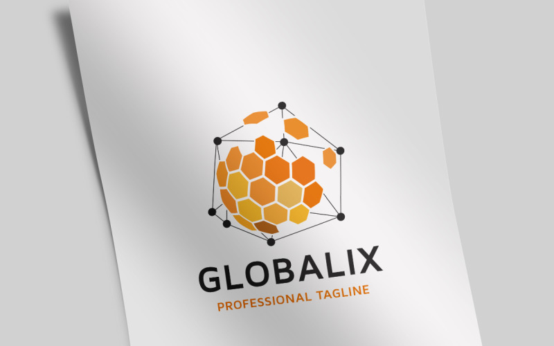 Download Шаблон логотипа "Globalix Logo Template" / Globalix Logo Template - Шаблон логотипа на тему графика 3d,abstract,connect,connection,digital,electronic,electronics,global,globe,grid,internet,media,modern,network,planet,software,sphere,tech,technology,transport