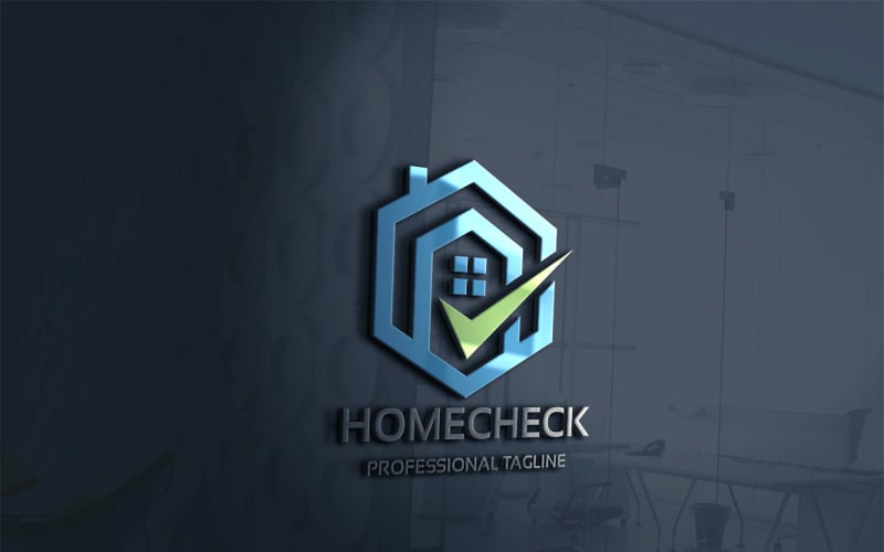 Download Шаблон логотипа "Home Check Logo Template" / Home Check Logo Template - Шаблон логотипа на тему графика architecter,branding,build,builder,building,business,clean,company,construction,corporate,eco,elegant,home,house,house check,locator,nature,professional,property,real estate