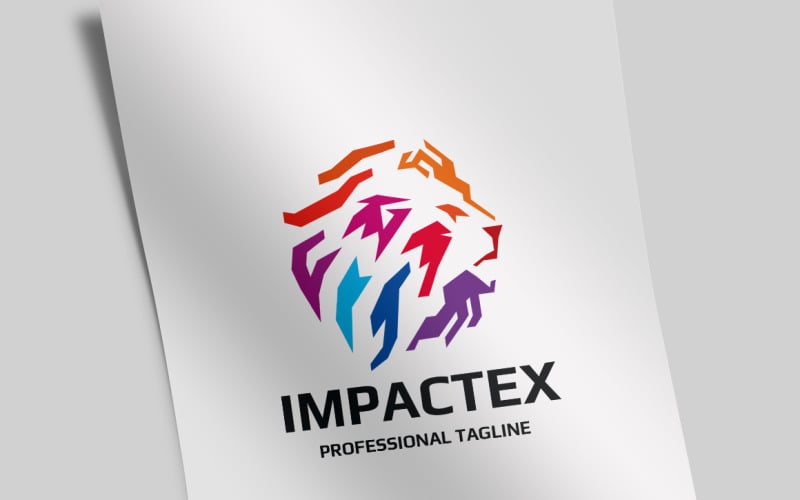 Download Шаблон логотипа "Impact Lion Logo Template" / Impact Lion Logo Template - Шаблон логотипа на тему графика abstract,animals,beast,branding,brave,club,creative,design,graphic,icon,illustrator,jaguar,king,lion,logo,mascot,media,powerpoint,predator,roar