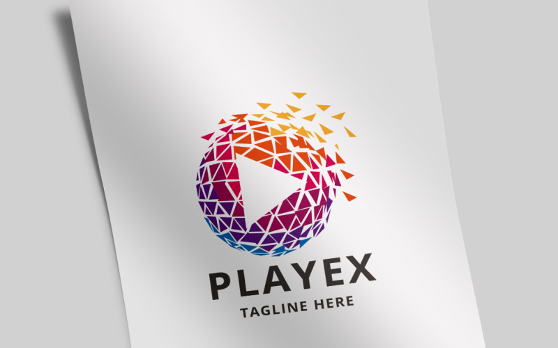 Download Шаблон логотипа "Media Payer Logo Template" / Media Payer Logo Template - Шаблон логотипа на тему графика 3d,ball logo,clean brand,colorful,creative tree,developer,digital identity,elegant,entertainment,geek,group,ideal,internet,it community,media,mobile data,modern,pixel designer,print,print rea