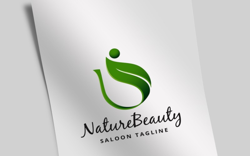 Download Шаблон логотипа "Nature Beauty Logo Template" / Nature Beauty Logo Template - Шаблон логотипа на тему графика beauty,beauty salon,cosmetics,dress,fashion,female,feminine,girl,girls,hair,hairdresser,jewellery,jewelry,parlor,pink,salon,slim,spa,spa salon,woman