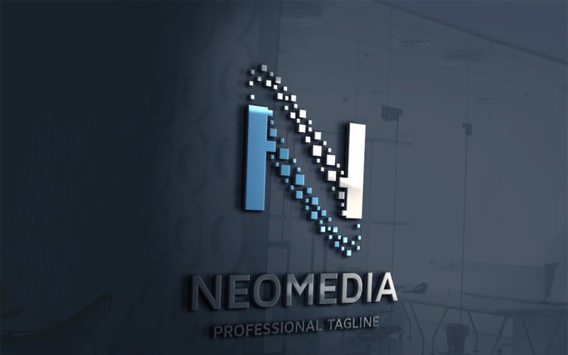 Neo Media Letter N Logo sjabloon