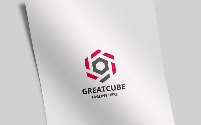 Szablon Logo wielka kostka litera G