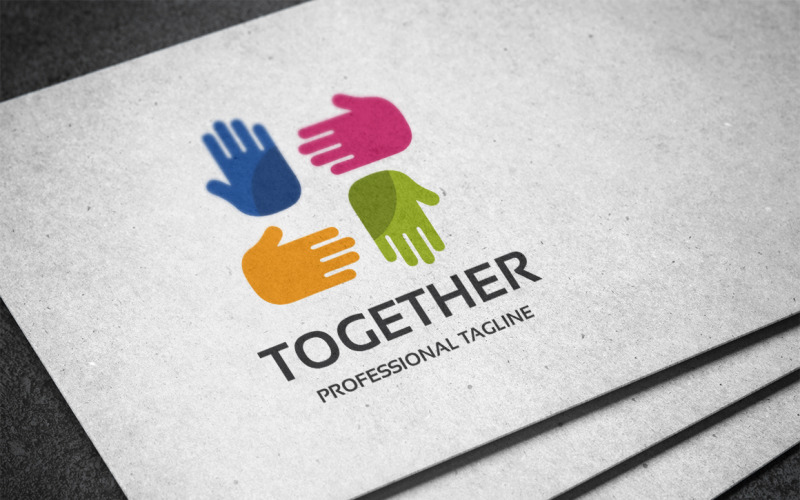 Download Шаблон логотипа "Together Logo Template" / Together Logo Template - Шаблон логотипа на тему графика abstract,business,colorful,community,company,connection,culture,family,figure,friendship,group,happy,harmony,hugging,joyful,leadership,love,network,optimistic,partnership