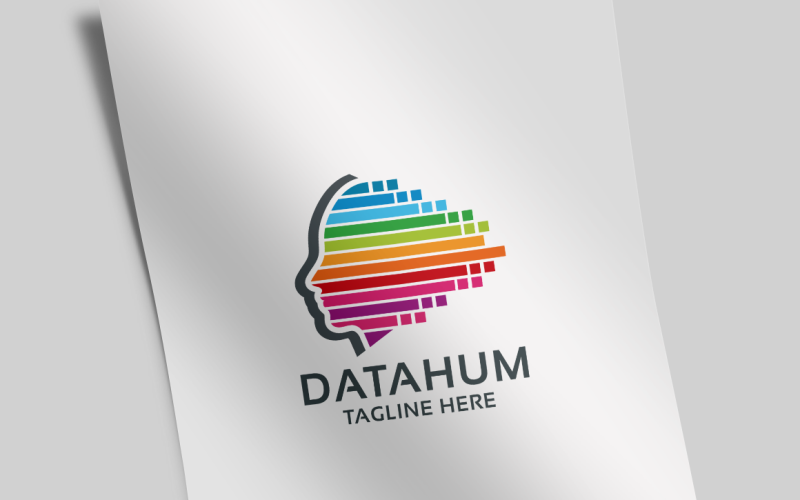 Download Шаблон логотипа "Human Logo Template" / Human Logo Template - Шаблон логотипа на тему графика agency,blog,brand,branding,business,cloud,cloud computing,conception,conference,data,firm,group,grouping,human,human resources,identity,invest,investment,management,meeting