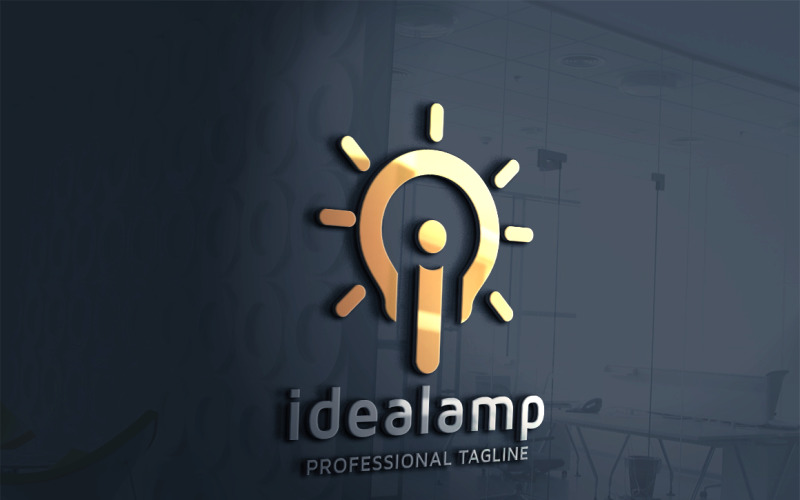 Download Шаблон логотипа "Idea Lamp letter i v.2 Logo Template" / Idea Lamp letter i v.2 Logo Template - Шаблон логотипа на тему графика brain,brand,branding,bulb,business,colorful,colour,company,connection,corporative,creative,design,idea,ideas,lamp,logo,logotype,person,personal,print ready