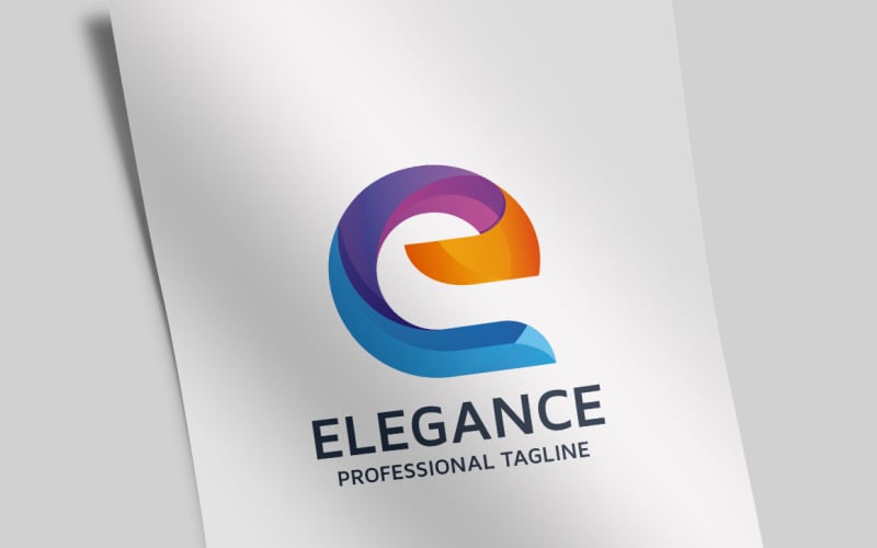 Modelo de logotipo Elegance Letter E