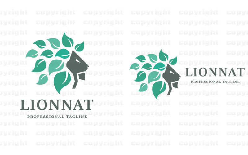 Download Шаблон логотипа "Nature Lion Logo Template" / Nature Lion Logo Template - Шаблон логотипа на тему графика animals,business,classic,colorful,company,crest,elegant,emblem,financial,flowers,identity,lion,lion logo,logo,luxury,mark,modern,nature,power,powerpoint