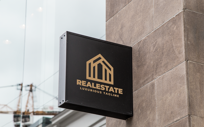 Download Шаблон логотипа "Professioal Real Estate Logo Template" / Professioal Real Estate Logo Template - Шаблон логотипа на тему графика agency,app,buying,community,construction,consulting,corporate,deal,design,development,find,home,house,housing,identity,inspection,look,professional,real estate,renovation