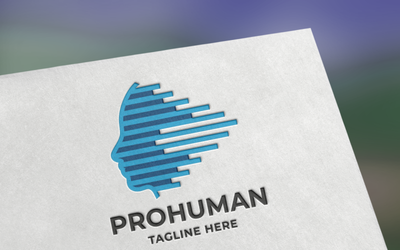 Professional Human Mind Logo Template