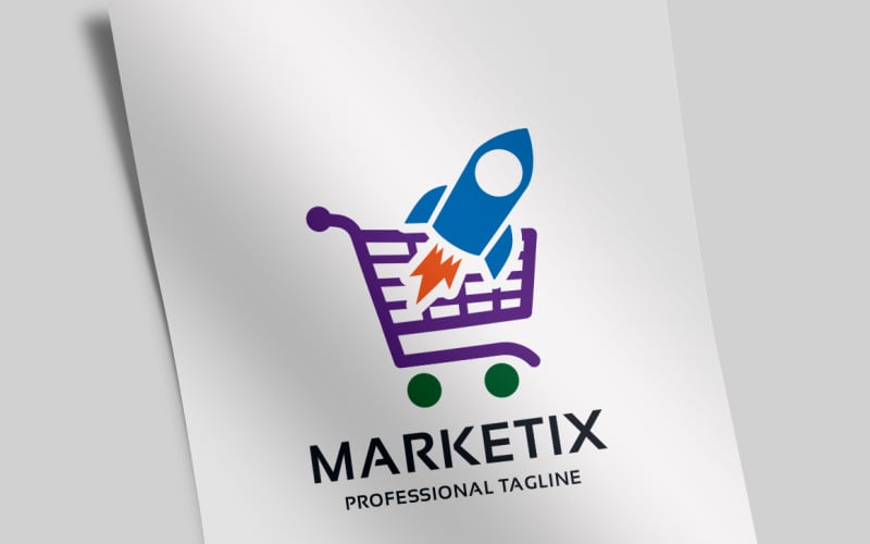 Snelle markt Logo sjabloon