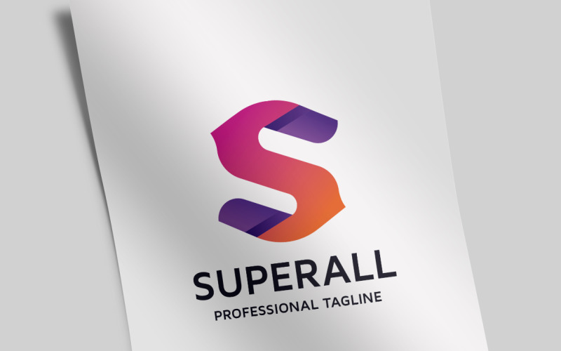 Superall Letter S Logo Vorlage
