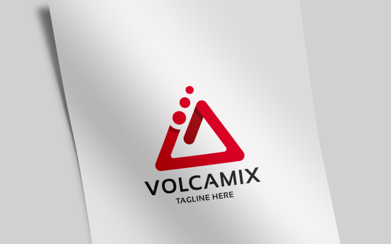 Download Шаблон логотипа "Volcamix Letter V Logo Template" / Volcamix Letter V Logo Template - Шаблон логотипа на тему графика analyze,app,brand,burst,climate,climbing,explosion,fire,hot,identity,lava,line,media,motion,mount,mountain,nature,professional,real estate,red