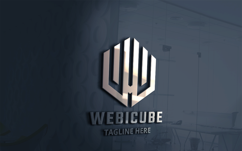 Download Шаблон логотипа "Web Cube Letter W Logo Template" / Web Cube Letter W Logo Template - Шаблон логотипа на тему графика agency,app,architect,architecture,box,brand,branding,building,cube,design,development,digital,geometry,identity,interior,letter w,line,square,studio,visual identity