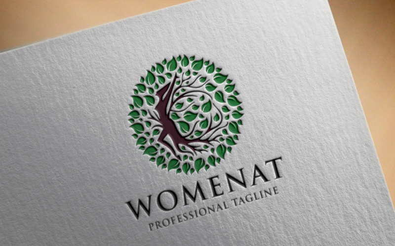 Download Шаблон логотипа "Women Nature Logo Template" / Women Nature Logo Template - Шаблон логотипа на тему графика beauty,botanical,communication,creative,drop,eco,eye,forest,freedom,fresh,green,home,house,human,insurance,life,men,oak,park,people