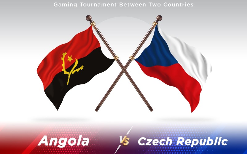 Download Иллюстрация "Angola versus Czech Republic Two Countries Flags - Illustration" / Angola versus Czech Republic Two Countries Flags - Illustration - Иллюстрация на тему графика national,patriotic,europe,asia,republic,map,flag,country,cartography,geography,nation,illustration,graphic,vector,state,world,isolated,symbol,border,icon