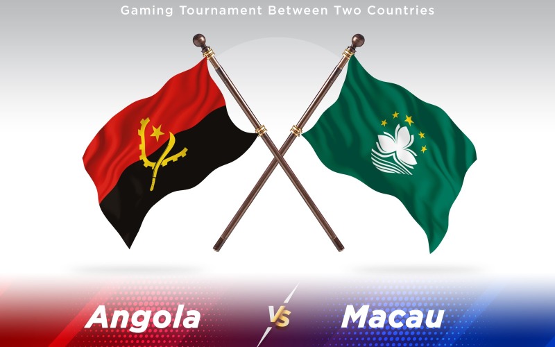 Download Иллюстрация "Angola versus Macau Two Countries Flags - Illustration" / Angola versus Macau Two Countries Flags - Illustration - Иллюстрация на тему графика national,patriotic,europe,asia,republic,map,flag,country,cartography,geography,nation,illustration,graphic,vector,state,world,isolated,symbol,border,icon