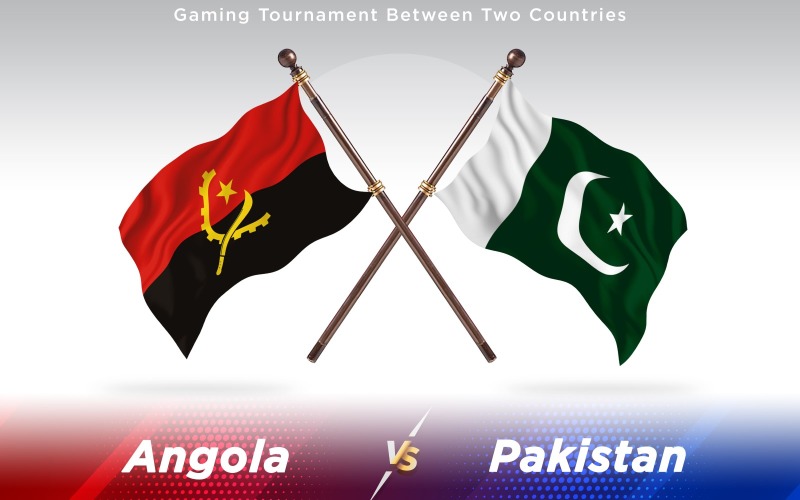 Download Иллюстрация "Angola versus Pakistan Two Countries Flags - Illustration" / Angola versus Pakistan Two Countries Flags - Illustration - Иллюстрация на тему графика national,patriotic,europe,asia,republic,map,flag,country,cartography,geography,nation,illustration,graphic,vector,state,world,isolated,symbol,border,icon