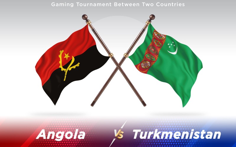 Download Иллюстрация "Angola versus Turkmenistan Two Countries Flags - Illustration" / Angola versus Turkmenistan Two Countries Flags - Illustration - Иллюстрация на тему графика national,patriotic,europe,asia,republic,map,flag,country,cartography,geography,nation,illustration,graphic,vector,state,world,isolated,symbol,border,icon