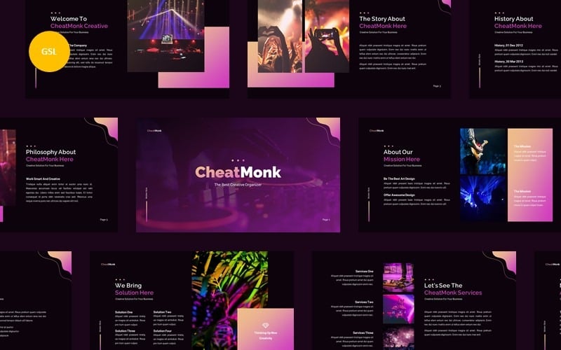 Creatives Creative Agency Google Slides - TemplateMonster