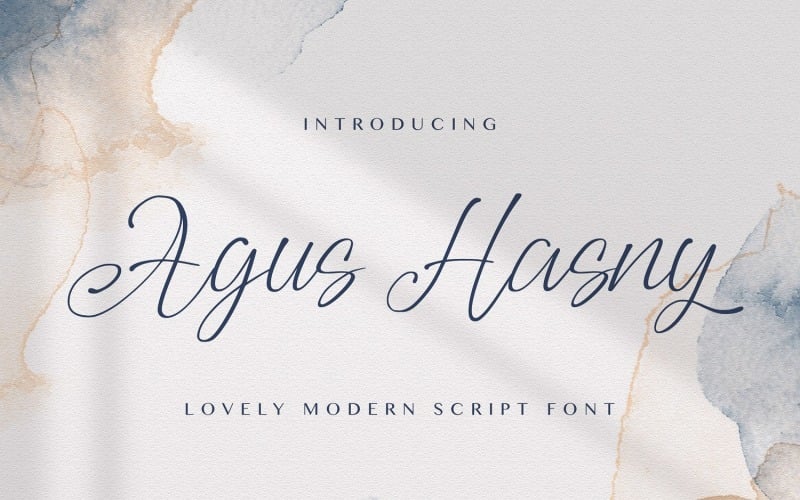 Agus Hasny - Police cursive d'amour