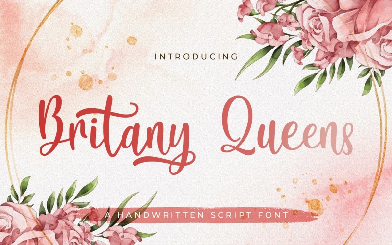 Britany Queens - Fuente manuscrita