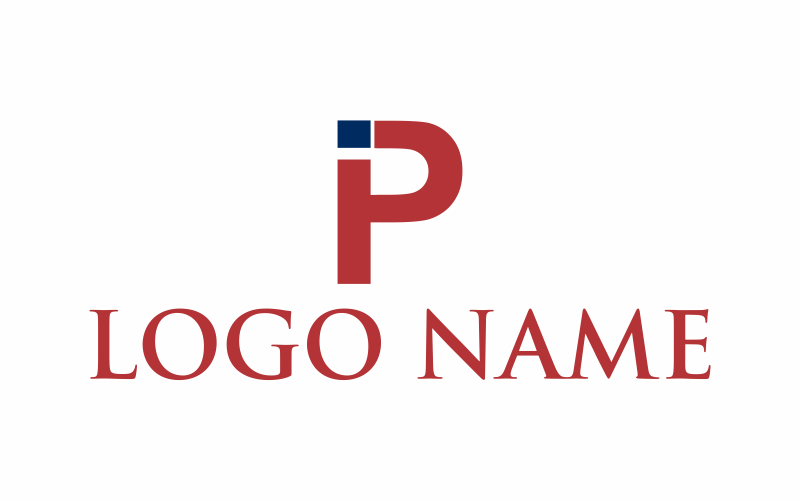 Download Шаблон логотипа "Initials IP Logo Template" / Initials IP Logo Template - Шаблон логотипа на тему графика icon,sign,symbol,initial,vector,logo,business,concept,abstract,template,design,illustration,graphic,font,simple,creative,black,identity,initials,element