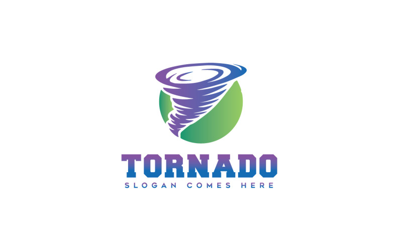 Beispiel einer Tornado-Logo-Vorlage