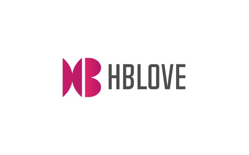 Download Шаблон логотипа "H+B Logo Template" / H+B Logo Template - Шаблон логотипа на тему графика logo,logo design,logo logo,logodesign,letter logo,logo new,logonew,modern logo,modernlogo,logologo
