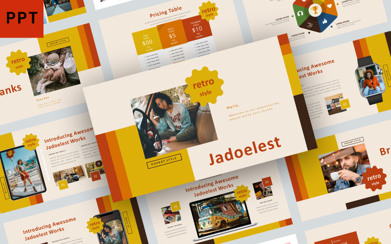 Jadoelest PowerPoint šablony