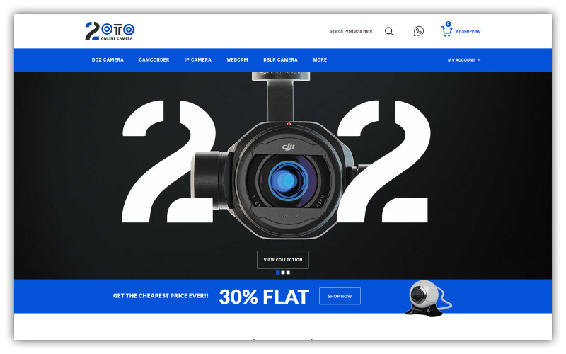 Camera Store OpenCart Template