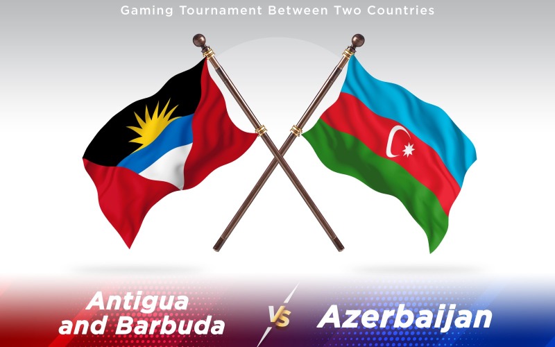 Download Иллюстрация "Antigua versus Azerbaijan Two Countries Flags - Illustration" / Antigua versus Azerbaijan Two Countries Flags - Illustration - Иллюстрация на тему графика national,patriotic,europe,asia,republic,map,flag,country,cartography,geography,nation,illustration,graphic,vector,state,world,isolated,symbol,border,icon
