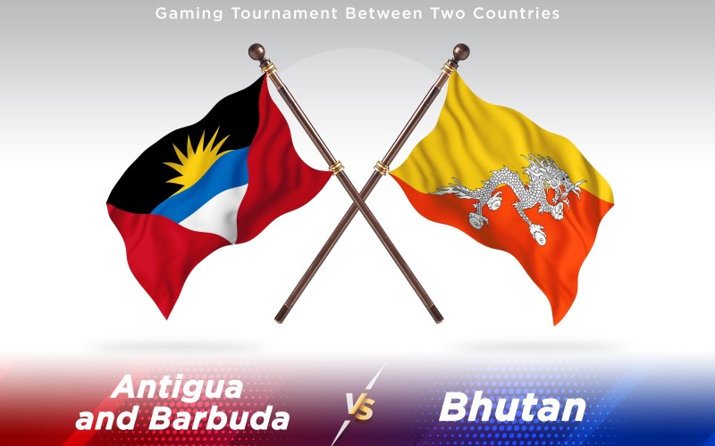 Download Иллюстрация "Antigua versus Bhutan Two Countries Flags - Illustration" / Antigua versus Bhutan Two Countries Flags - Illustration - Иллюстрация на тему графика national,patriotic,europe,asia,republic,map,flag,country,cartography,geography,nation,illustration,graphic,vector,state,world,isolated,symbol,border,icon