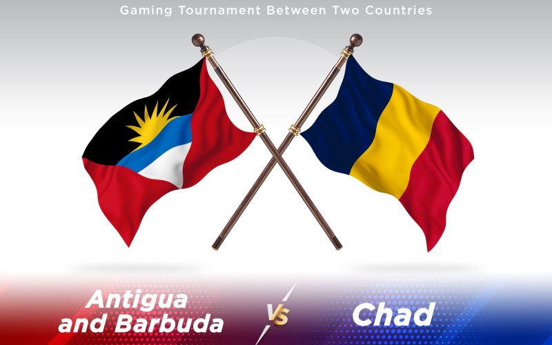 Download Иллюстрация "Antigua versus Chad Two Countries Flags - Illustration" / Antigua versus Chad Two Countries Flags - Illustration - Иллюстрация на тему графика national,patriotic,europe,asia,republic,map,flag,country,cartography,geography,nation,illustration,graphic,vector,state,world,isolated,symbol,border,icon